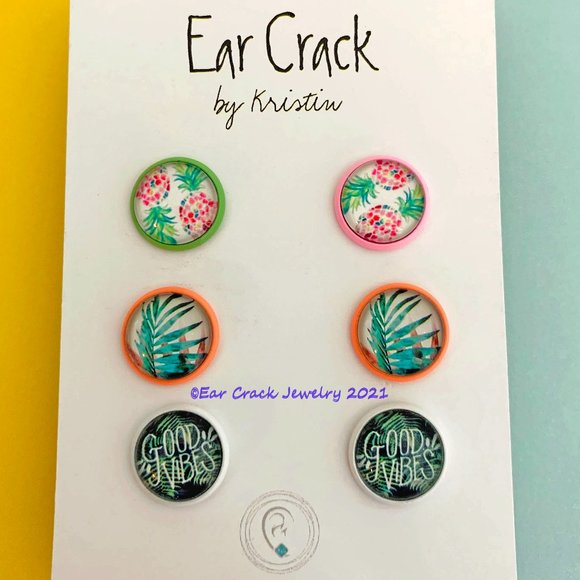 🦩Hand Crafted - Beach Vibes Colorful Earrings - Picture 5 of 7